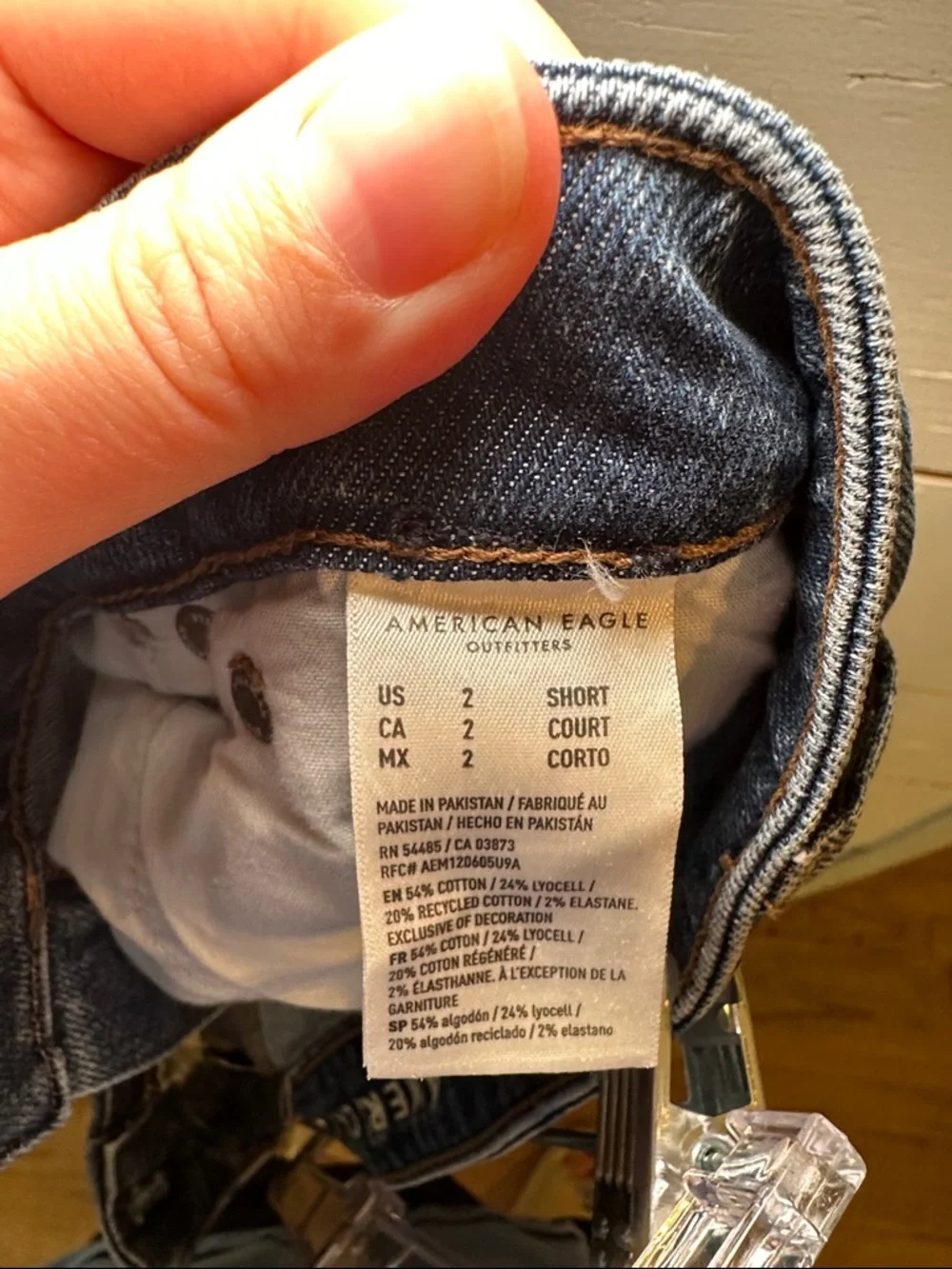 American Eagle Outfitters Womens Stovepipe Jeans 2 Short